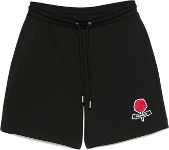 Moncler Shorts sportivi con logo - Nero