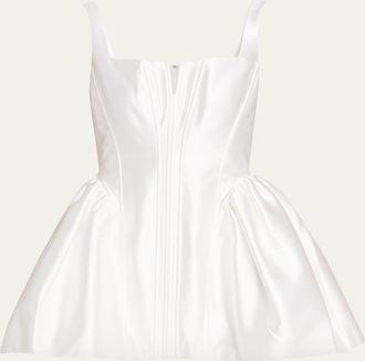 Self Portrait Taffeta Mini Dress