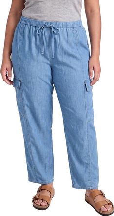 Eileen Fisher Plus Ankle Lantern Cargo Pant