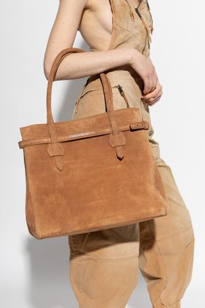 Dsquared2 Twin Shopper Bag, Womens, Brown