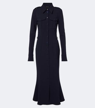 MUGLER Abito chemisier in misto lana