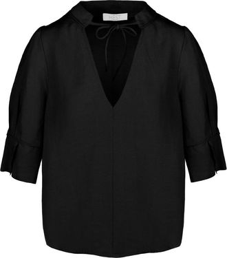 H&eacute;st Tilli Blouse - Dames - Blouses - Zwart - S - Linnen - Overhemden
