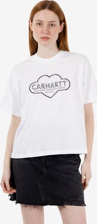 Carhartt Work in Progress W S/S Cloud Heart T-Shirt white