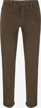 Bsettecento Slim-Fit-Hose aus Baumwollstretch mit Print