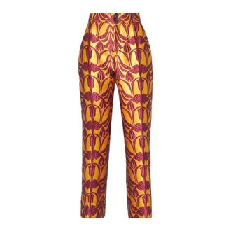 La DoubleJ Hendrix Flare Broek - Dames - Wijde Broeken - Veelkleurig - S - Polyester - Broeken