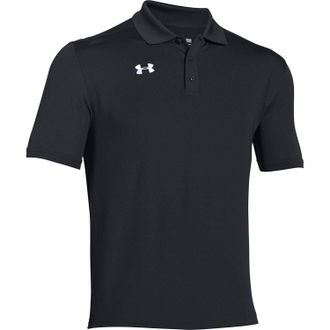 Under Armour Mens Team Armour Golf Polo In Black