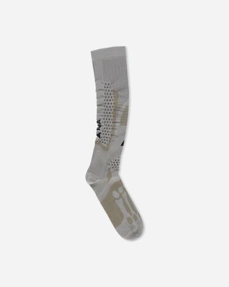 Roa Bones Logo Q-skin Technical Socks Taupe
