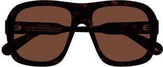 Chloé 58mm Pilot Sunglasses in Havana at Nordstrom