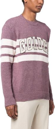 Golden Goose Womens Logo-Patch Knitted Jumper Ss23 M