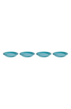 LE CREUSET Vancouver Set of 4 Dinner Plates in Caribbean at Nordstrom