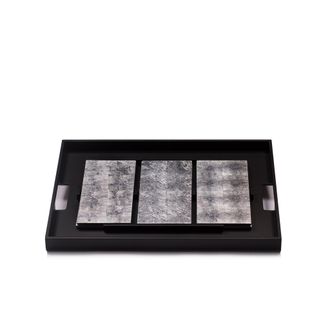 Posh Trading Company Grand Matbox Silver Leaf - Silver | Size: 12 Pack