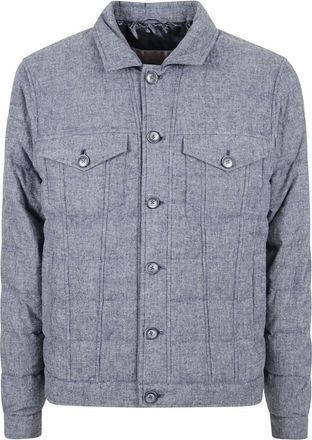 Herno Jassen, Heren, Blauw, M, Light Jacket