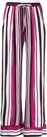 Kiton striped silk palazzo trousers - women - Silk - 40 - Pink