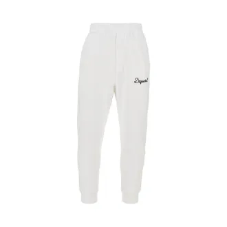 Dsquared2 Cotton sweatpants with logo embroidery Man XL