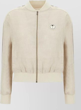 Palm Angels linen bomber jacket