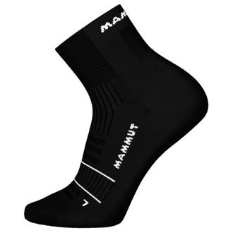 Mammut Trail Running Targeted Cushion Quarter Laufsocken - Unisex | schwarz
