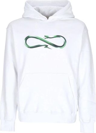 PROPAGANDA Logo Steel White Hoodie Lange Mouw - Heren - Hoodies - Wit - XL - Katoen - Hoodies & sweatvesten