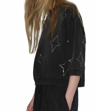 M&eacute;lissa Nepton Tennessee Sweatshirt Top In Black