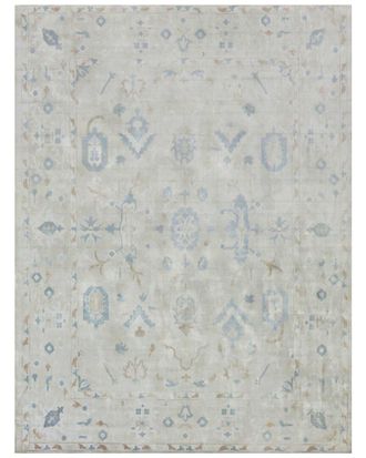 Exquisite Rugs Koda Hand-Loomed Bamboo Silk & Cotton Ivory Area Rug