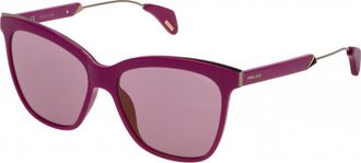 Police Womens SPL621 56 56Z05G Sunglasses - Pink - One Size