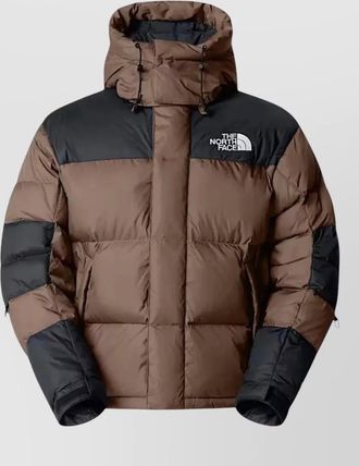 The North Face modern color block hooded jacket