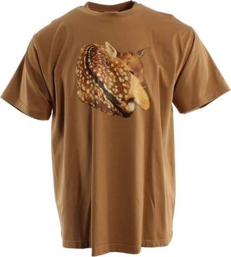 Burberry Jupe T-shirt - Heren - T-shirts - Bruin - XL - Katoen - Tops
