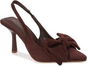 Berness Christie Bow Slingback Pump in Brown at Nordstrom Rack, Size 8.5