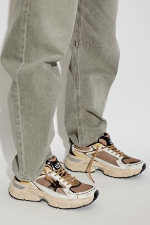 Golden Goose Lightstar Sports Shoes, Womens, Beige