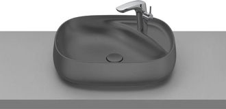 Roca Roca - Lavabo De Fineceramic De Sobre Encimera Color: Onix - Medidas: 585x455x160 Mm