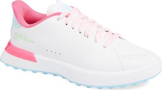 G/Fore G.112 Kiltie Love Golf Shoe in Snow /Multi at Nordstrom, Size 10.5
