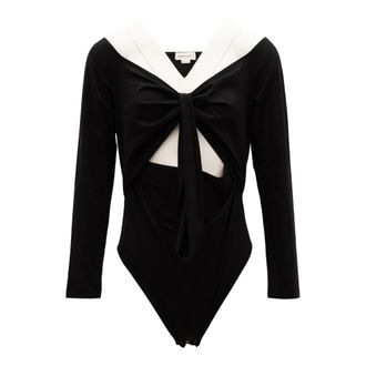 Alexander McQueen Body - Dames - Tops - Zwart - Maat: S Katoen