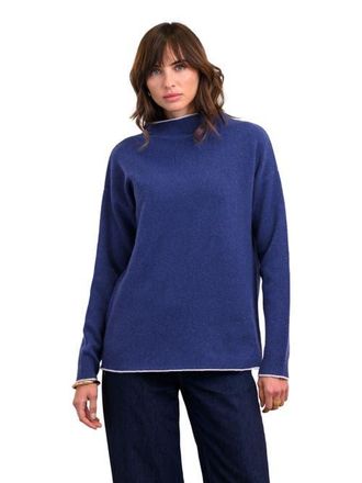 Celtic & Co. Felted Funnel Neck Sweater in Blue Ink at Nordstrom, Size X-Small