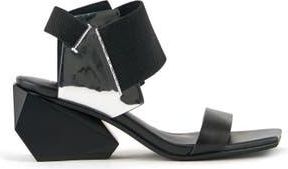 United Nude Ricky Sandal Mid in Black + Silver at Nordstrom, Size 37