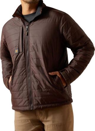 Ariat Rebar Ripstop Jacket In Brown