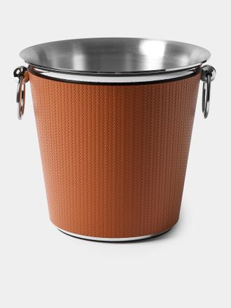 Pinetti Woven Leather Champagne Bucket