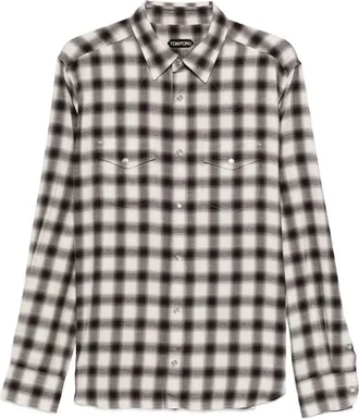 Tom Ford Mens Shirts Brown