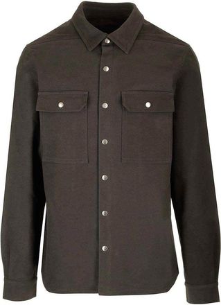 Rick Owens Wool Shirt Jacket