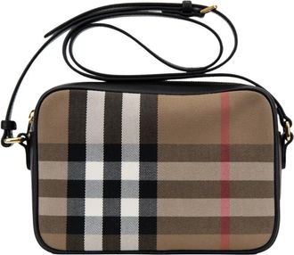 Burberry Schoudertas - Dames - Schoudertassen - Beige - ONE Size - Leer - Tassen