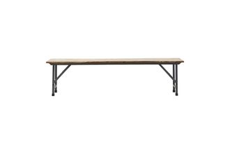 House Doctor Banco 3 pliegues en madera beige