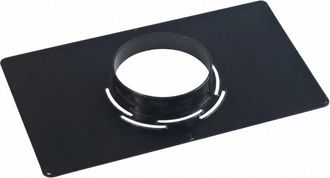TEN Placa De Limpieza Inox Negro 30x50, Di&aacute;metro 125