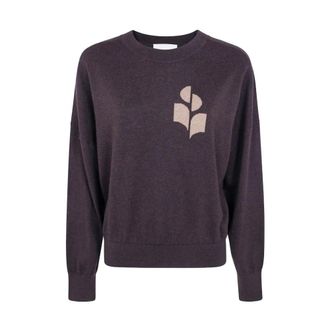 Isabel Marant Jersey de cuello redondo - Knitwear - Mujer - P&uacute;rpura - XS
