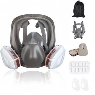 OEM M&aacute;scara Antig&aacute;s 16 En 1, Respirador Facial Completo, Respirador Para Pintura Industrial En Aerosol, Filtro De Seguridad Laboral, Protecci&oacute;n Contra For