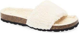 Cordani Mylie Faux Fur Slide Sandal in Creme at Nordstrom, Size 8.5Us