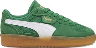 Puma Palermo Moda Green/White sneakers - women - Fabric/Rubber/Mesh/Calf Suede - 7.5