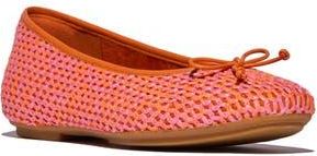 FitFlop Delicato Woven Mary Jane Flat in Satsuma/Pinkperfect Mix at Nordstrom Rack, Size 7.5