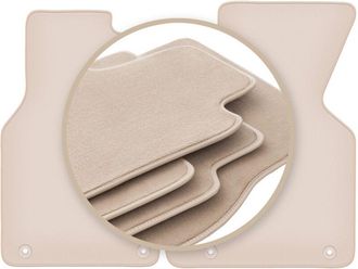 OEM Alfombrillas Beige Premium Para: Volkswagen Transporter T4 Furgoneta De Reparto 1993-2001