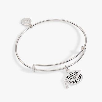 Alex and Ani The Tassel Was Worth The Hassle Charm Bangle in Silver at Nordstrom