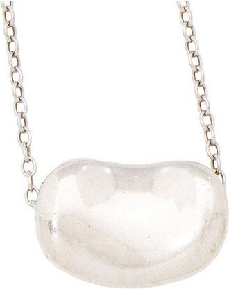 Tiffany & Co. Tiffany & Co Sterling Silver Tiffany & Co. Elsa Peretti Sterling Silver Bean 18Mm Necklace (Authentic Pre-Loved)