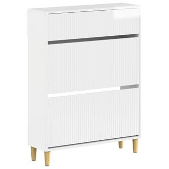 vidaXL Armario Zapatero Arnhem 78 X 24 X 103 Cm Madera De Ingenier&iacute;a Vidaxl