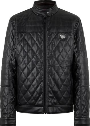 Philipp Plein Piumino con zip - Nero